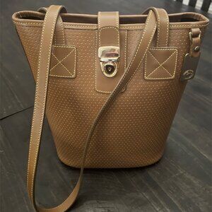 Dooney & Bourke Cabrio Bucket Bag in Tan - Rare